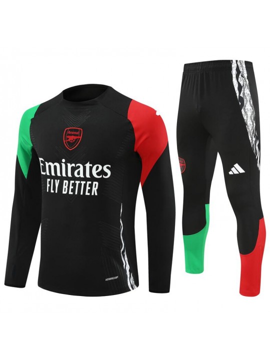 Chandal Entrenamiento Fc Arsenal (Hombre/Niño) Negro 24/25 +Pantalones