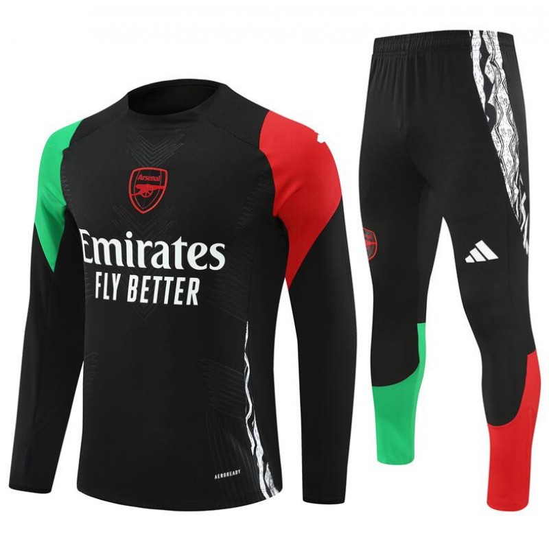 Chandal Entrenamiento Fc Arsenal (Hombre/Niño) Negro 24/25 +Pantalones