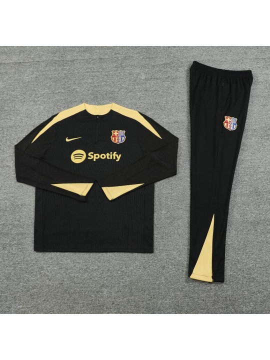 Sudadera Fc Barcelona Training (Hombre/Niño) Negro 24/25 + Pantalones