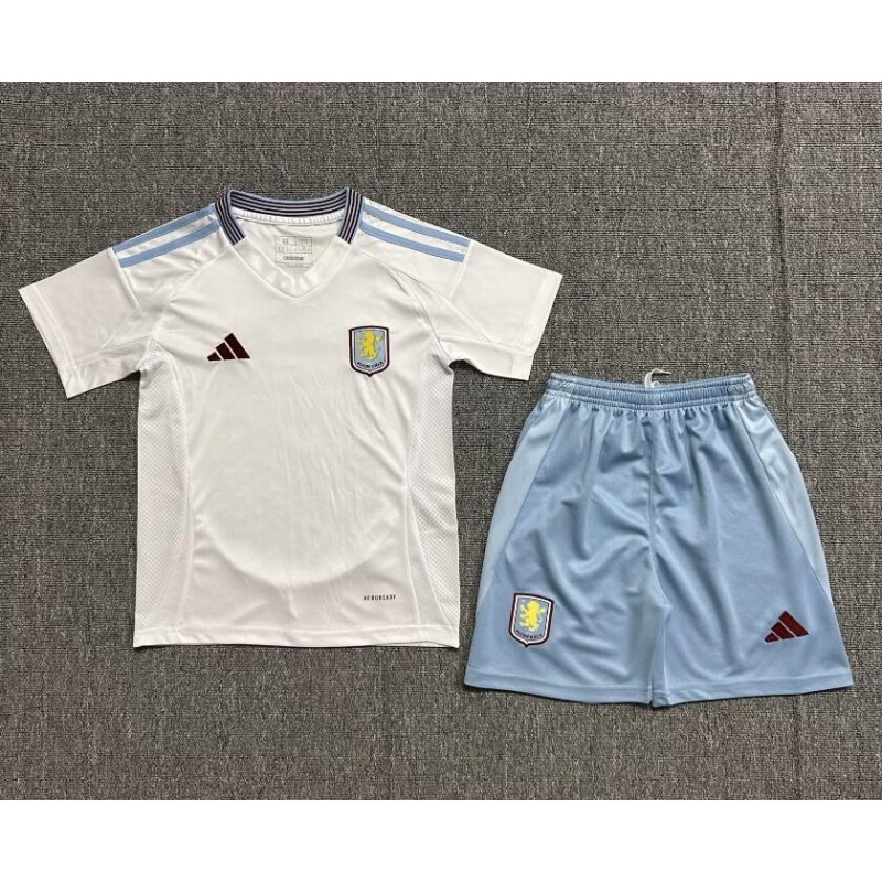 Camiseta Aston Villa Segunda Equipación 24/25 Niño