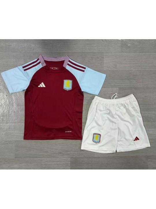 Camiseta Aston Villa Primera Equipación 24/25 Niño