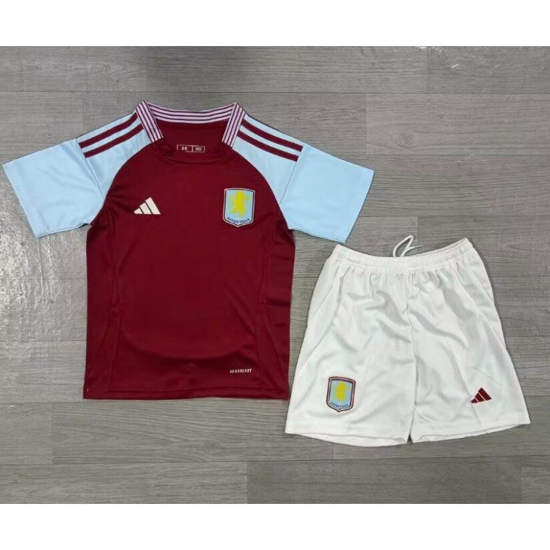 Camiseta Aston Villa Primera Equipación 24/25 Niño