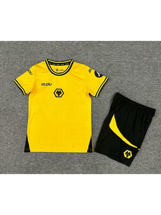 Camiseta Wolves Primera Equipación 24/25 Niño