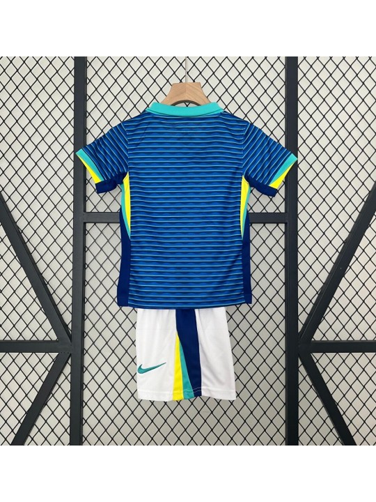 Camiseta Brasil Segunda Equipación 2024 Niño