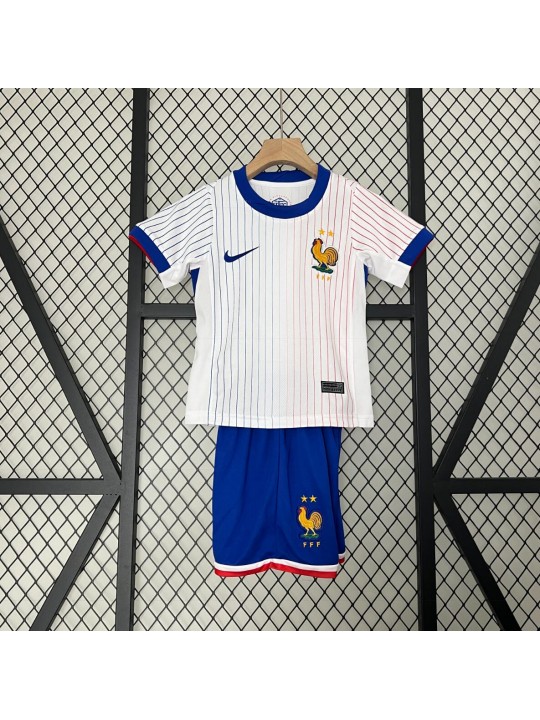 Camiseta Francia Segunda Equipación 2024 Niño