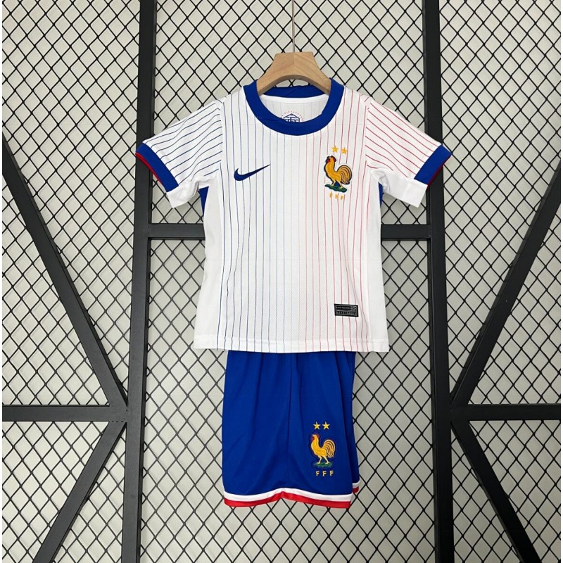 Camiseta Francia Segunda Equipación 2024 Niño