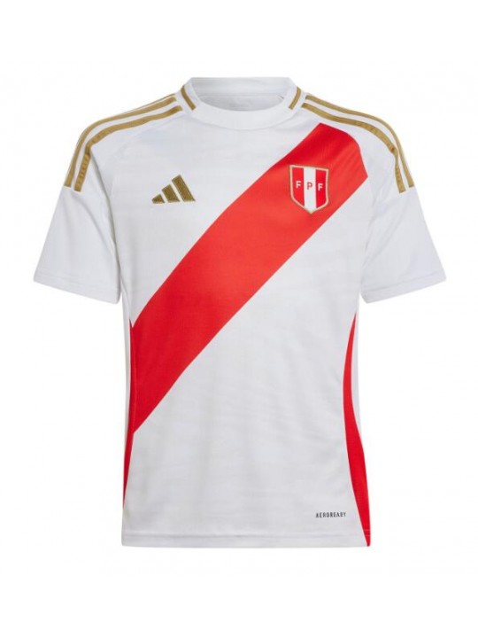 Camiseta Peru Primera Equipación 2024 Niño