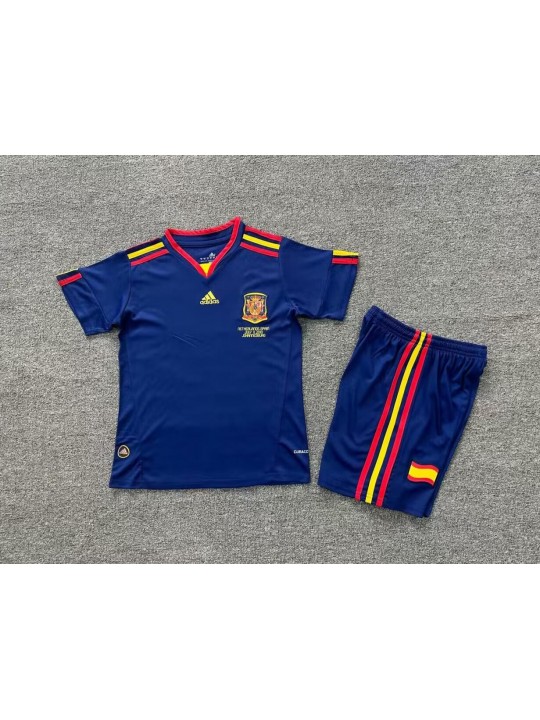 Conjunto Retro España Segunda Equipación 2010 Niño