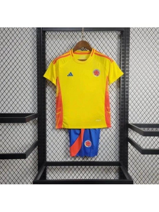 Camiseta Colombia Primera Equipación 2024 Niño