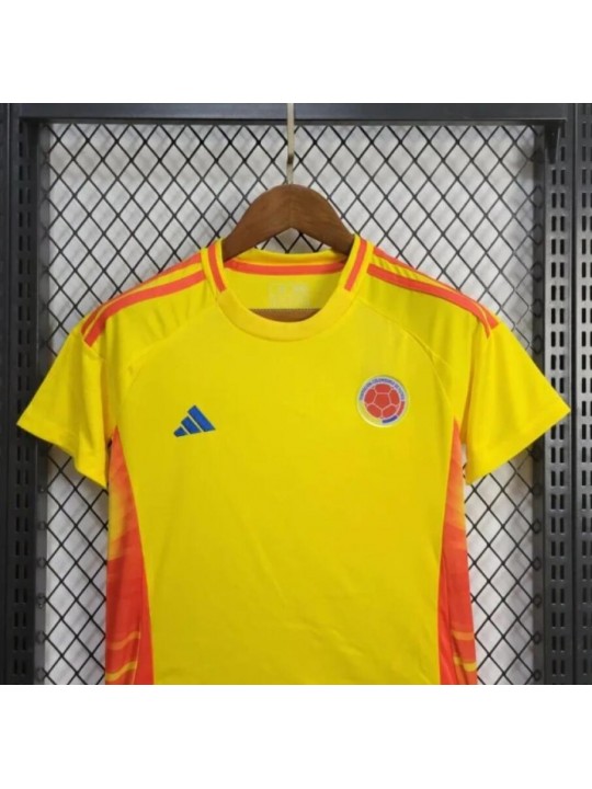 Camiseta Colombia Primera Equipación 2024 Niño