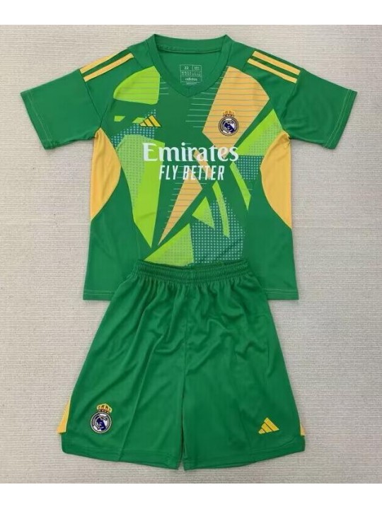 Camiseta Real M adrid Portero (Hombre/Niño) Verde 24/25