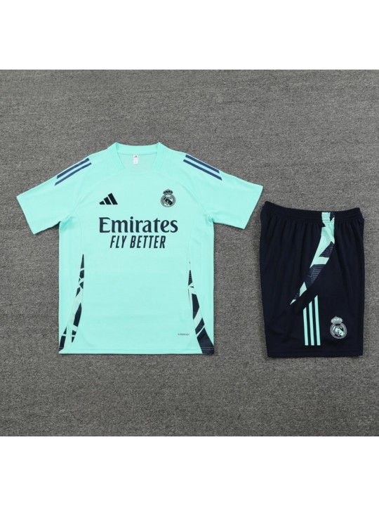 Camiseta Real M adrid Pre-Match 24/25 AZUL (Hombre/Niño) + Pantalones