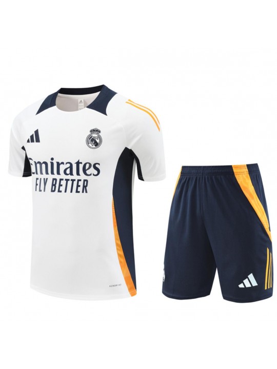 Camiseta Real M adrid Pre-Match 24/25 (Hombre/Niño) + Pantalones