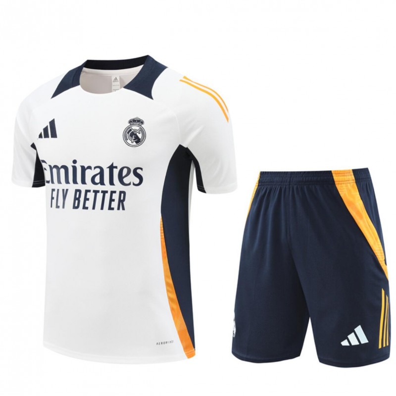 Camiseta Real M adrid Pre-Match 24/25 (Hombre/Niño) + Pantalones