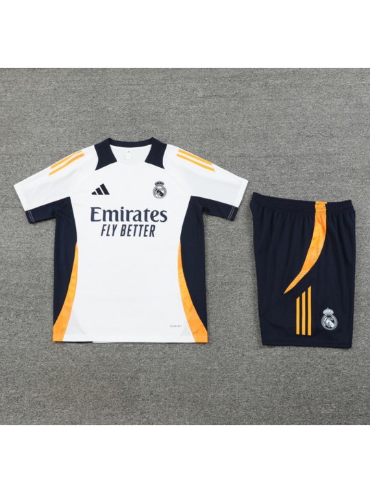 Camiseta Real M adrid Pre-Match 24/25 (Hombre/Niño) + Pantalones