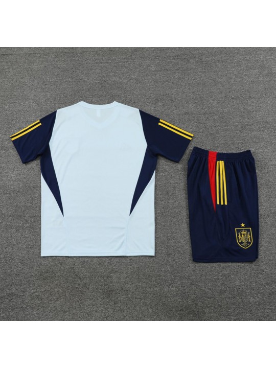 Camisetas España Pre-Match Azul 24/25 (Hombre/Niño) + Pantalones