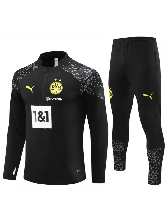 Chandal Entrenamiento Borussia Dortmund 23/24 Negro + Pantalones