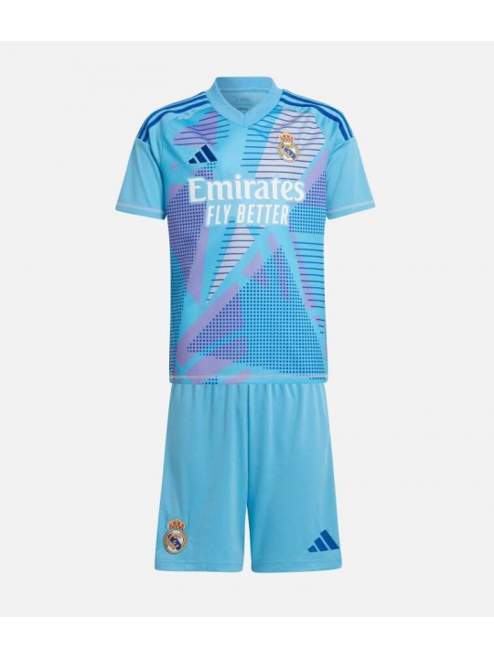 Camiseta Real M-adrid Portero Azul 24/25 Niño