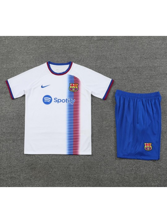 Camiseta B-arcelona Fc Pre-Match BLANCO 2024/2025 + Pantalones