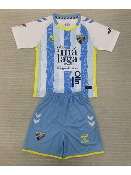 Camiseta Málaga Cf Primera Equipación 24-25 Niño