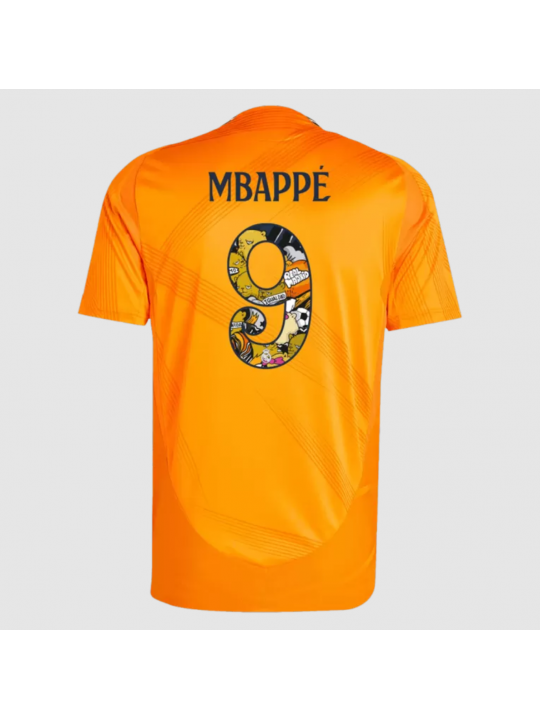 Camiseta Real M adrid 2ª Equipación 24/25 MBAPPÉ #9 Bear Champ Font