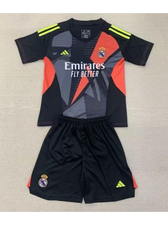 Camiseta Real M adrid Portero Negro 24/25