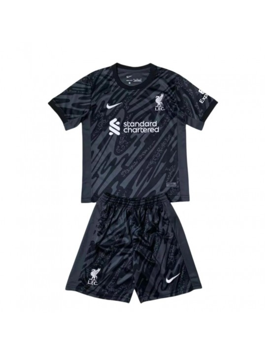 Camiseta Liverpool Fc Portero Negro 24/25 Niño