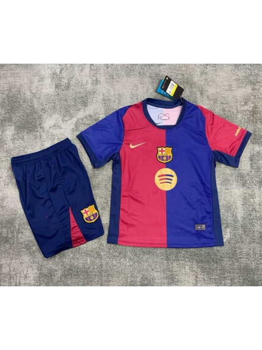 Camiseta Barcelona Fc Primera Equipación 24/25 Niño