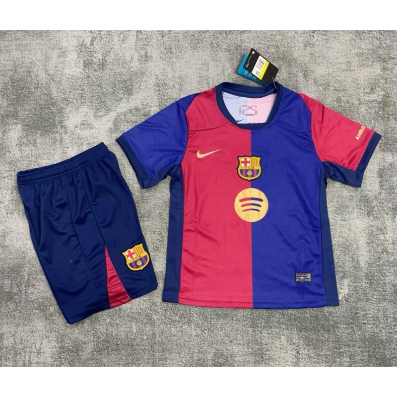 Camiseta Barcelona Fc Primera Equipación 24/25 Niño