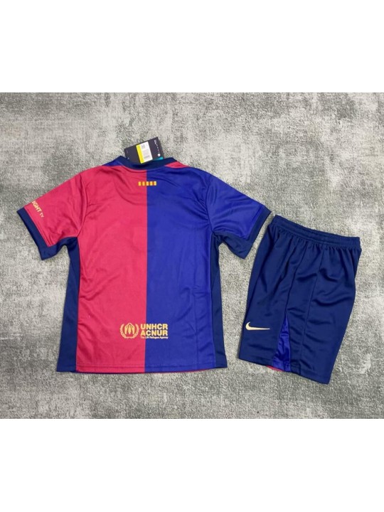 Camiseta Barcelona Fc Primera Equipación 24/25 Niño