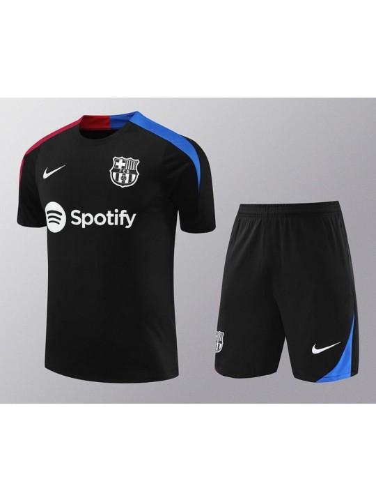 Camiseta FC b-arcelona Pre-Match 2023-2024 Negro + Pantalones