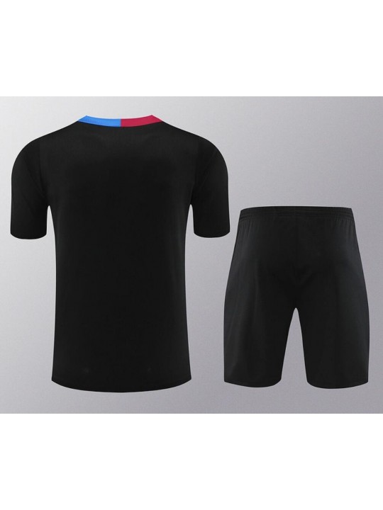 Camiseta FC b-arcelona Pre-Match 2023-2024 Negro + Pantalones