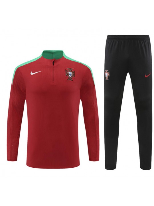 Sudadera Fc Portugal 24/25 Rojo (Hombre/Niño) + Pantalones