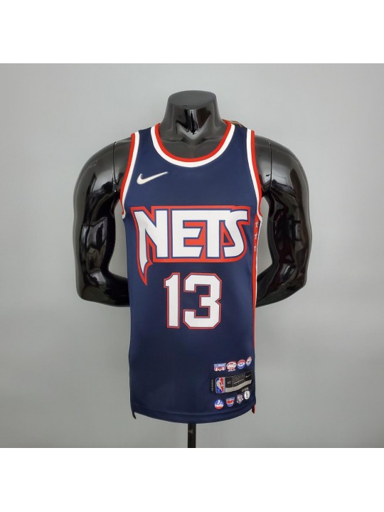 Camiseta Brooklyn Nets “75th Anniversary” City Edition Royal Harden #13