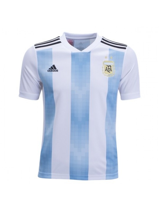 Camiseta Argentina 1ª Equipación 2018 Niños