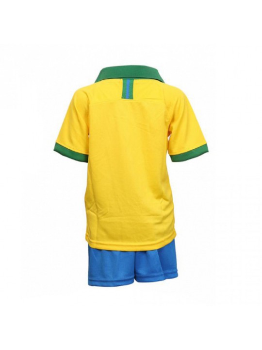 Camiseta Brasil 1ª Equipación 2019 Niño Kit