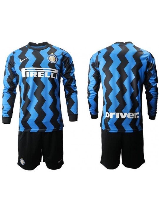 Camiseta Inter De Milán 1ª Equipación 2020/2021 Manga Larga