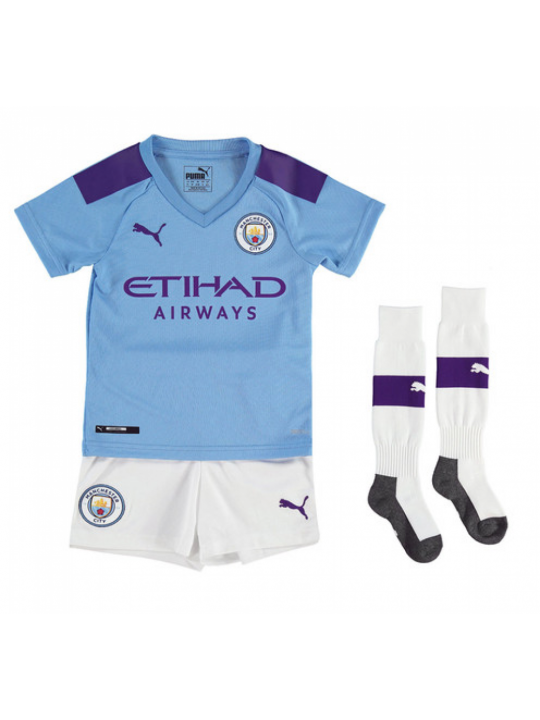 Camiseta de la 1.ª equipación del Manchester City 2019-20 para niños