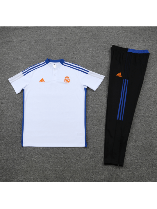 POLO REAL MADRID BLANCO KIT