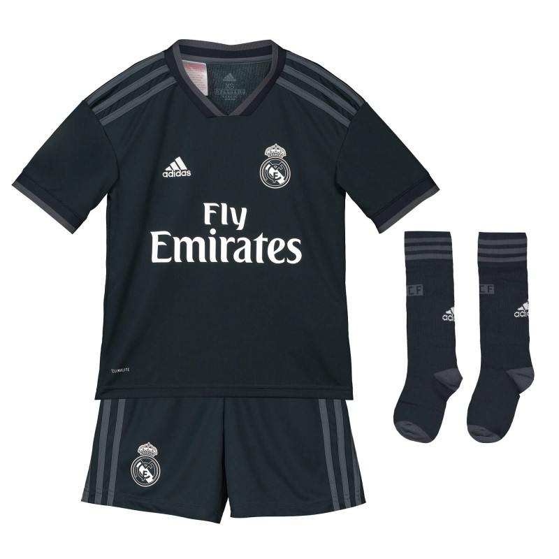 2ª equipación del Real M-adrid 2018-19 para niños