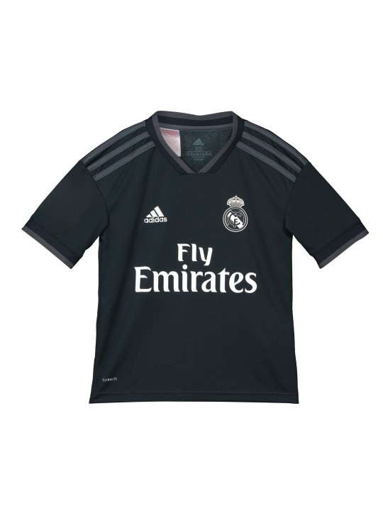 2ª equipación del Real M-adrid 2018-19 para niños