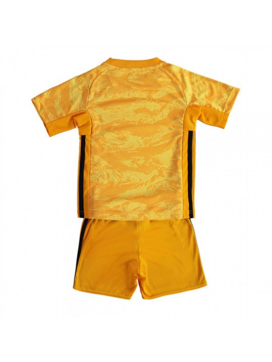 Camiseta De Portero Real M-adrid 2019/2020 Amarillo Niño Kit